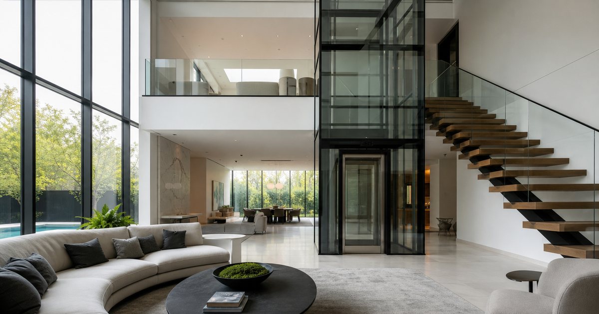 What Is The Best Way To Add A Glass Or Panoramic Elevator To A Modern Residence?